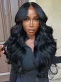 Keswigs 5x5 Glueless wig human hair HD lace closure wigs 180 density body wave wigs