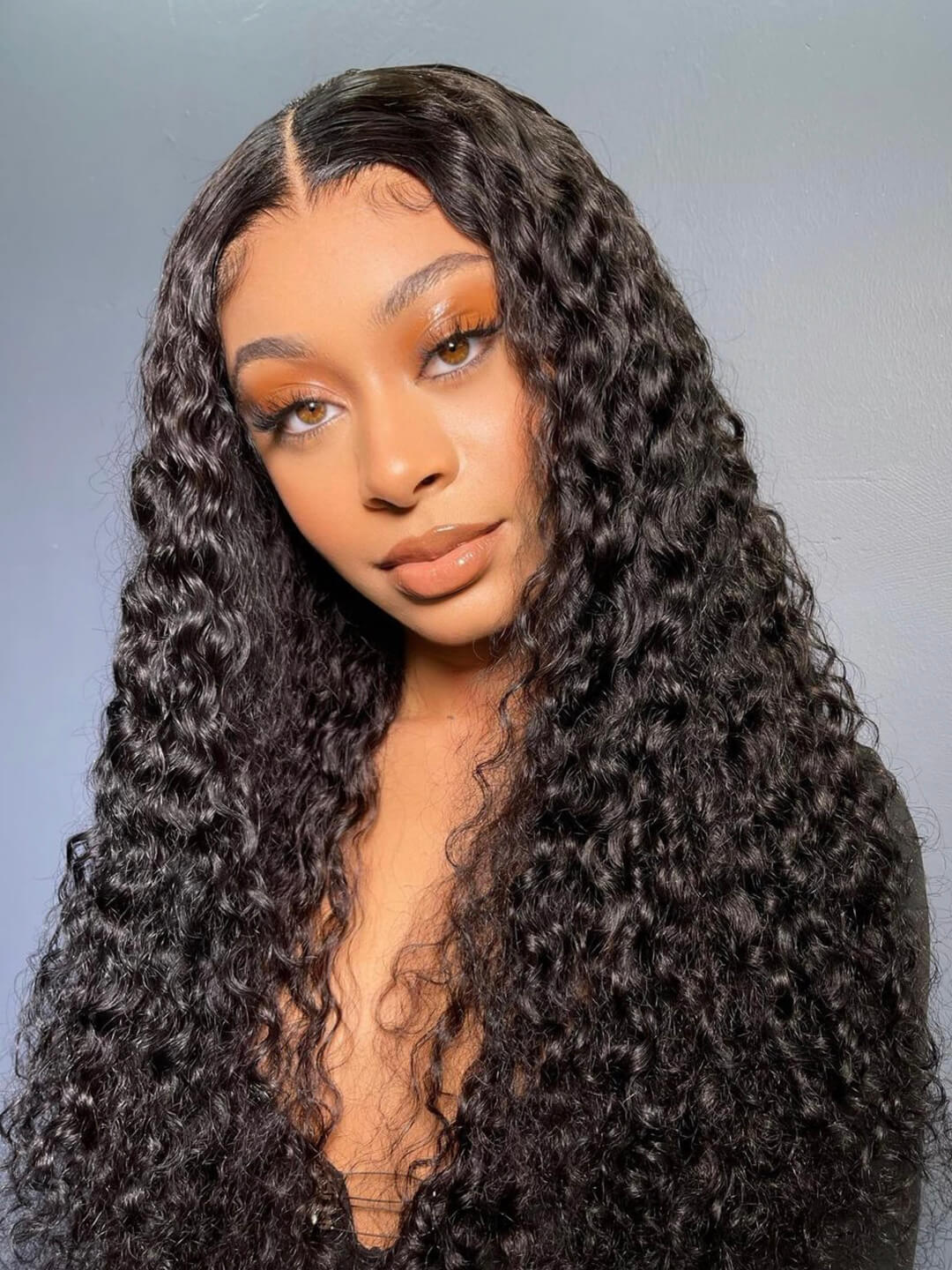 Keswigs 5x5 Glueless wig human hair HD lace closure wigs 180 density deep wave wigs