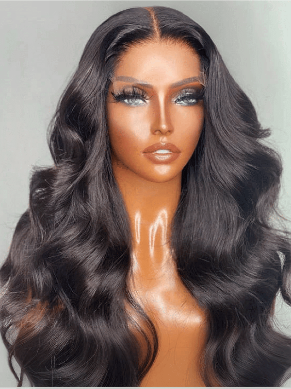 LD Keswigs 5x5 Glueless wig human hair HD lace closure wigs 180 density body wave wigs