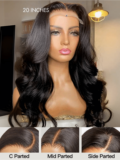 LD Keswigs 5x5 Glueless wig human hair HD lace closure wigs 180 density body wave wigs